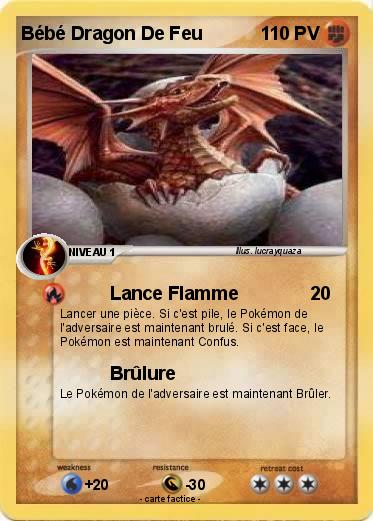 Pokemon Bébé Dragon De Feu