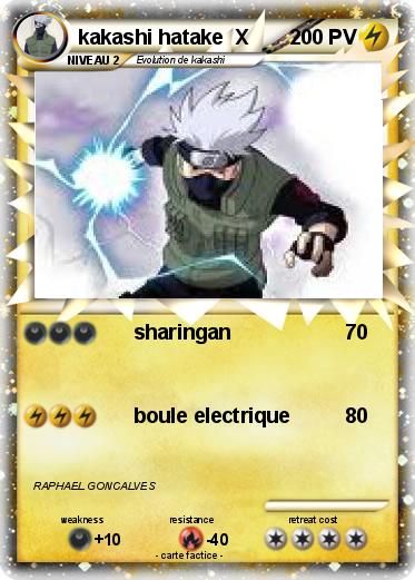 Pokemon kakashi hatake  X