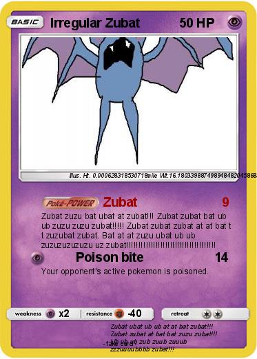 Pokemon Irregular Zubat