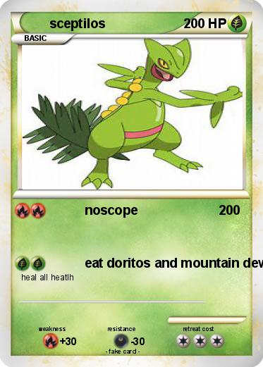 Pokemon sceptilos
