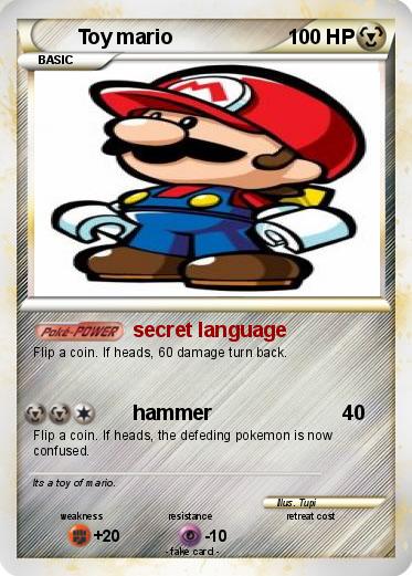 Pokemon Toy mario