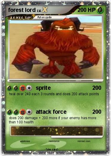Pokemon forest lord