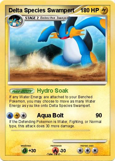 Pokemon Delta Species Swampert