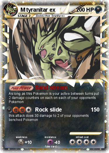 Pokemon M tyranitar ex