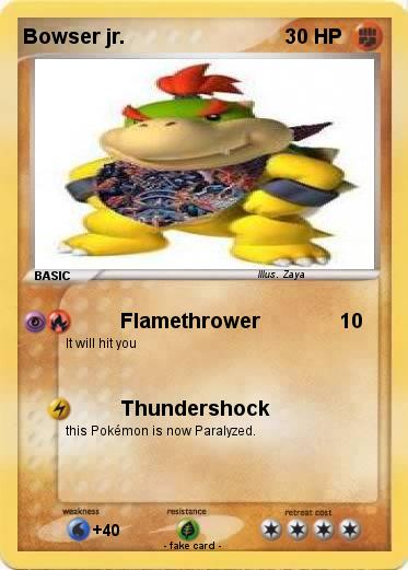 Pokemon Bowser jr.