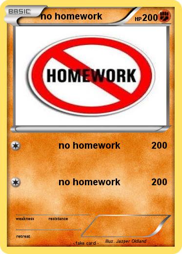 Pokemon no homework
