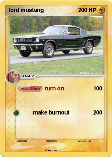 Pokemon ford mustang