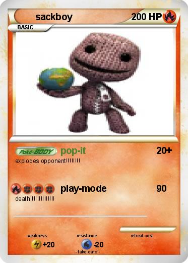 Pokemon sackboy