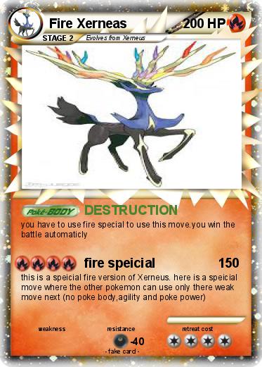 Pokemon Fire Xerneas
