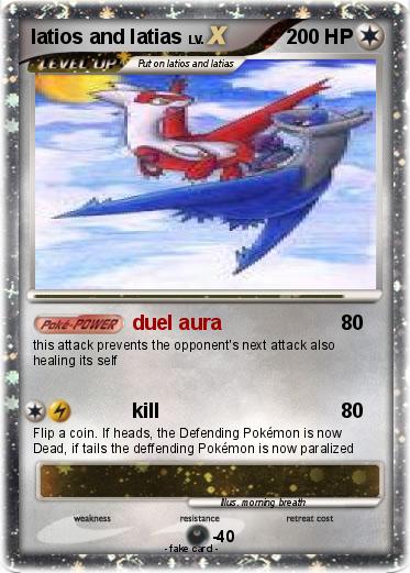 Pokemon latios and latias