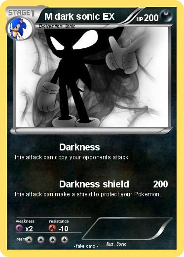 Pokemon M dark sonic EX
