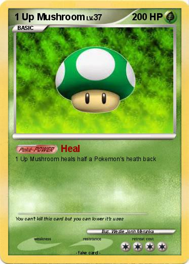 Pokemon 1 Up Mushroom
