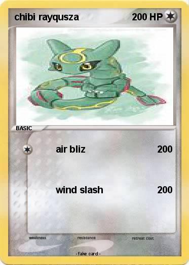 Pokemon chibi rayqusza