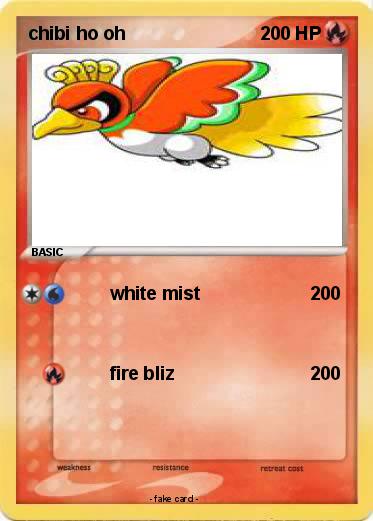 Pokemon chibi ho oh