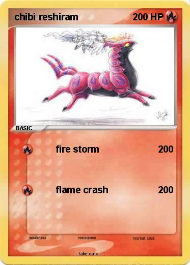 Pokemon chibi reshiram
