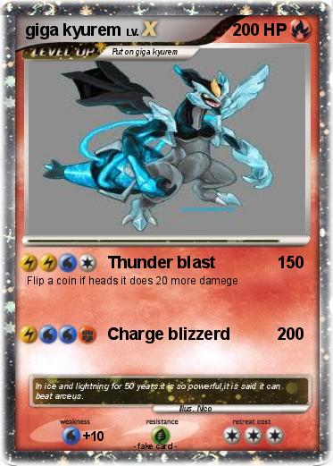 Pokemon giga kyurem