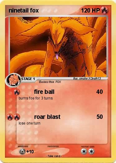 Pokemon ninetail fox