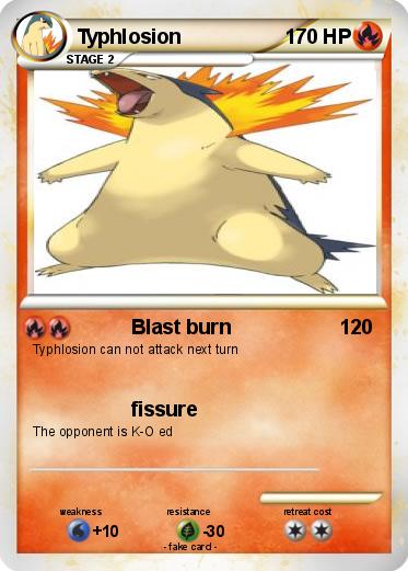 Pokemon Typhlosion