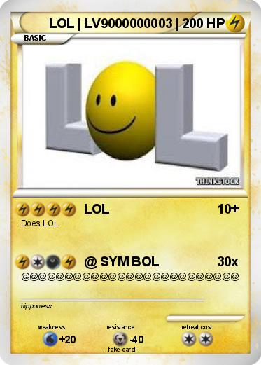 Pokemon LOL | LV9000000003 |