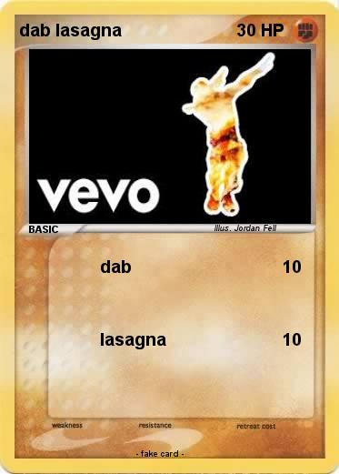 Pokemon dab lasagna