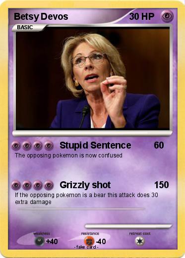 Pokemon Betsy Devos