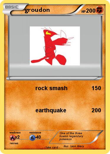 Pokemon groudon