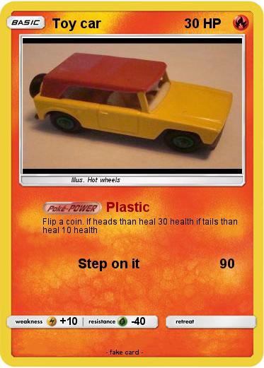 Pokemon Toy car