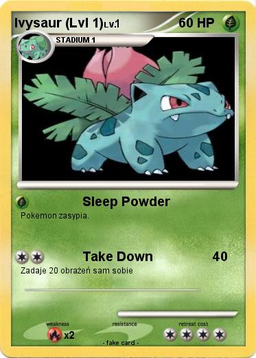 Pokemon Ivysaur (Lvl 1)