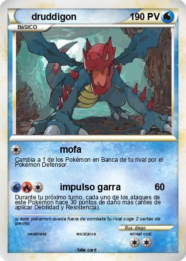 Pokemon druddigon