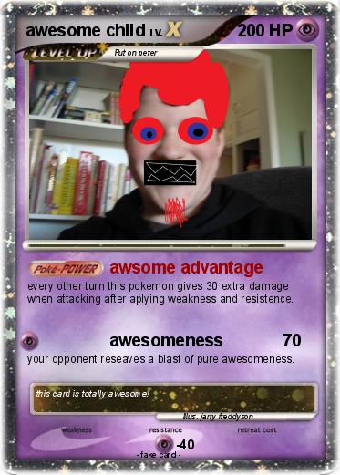 Pokemon awesome child