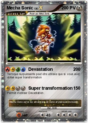 Pokemon Mecha Sonic