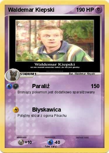 Pokemon Waldemar Kiepski