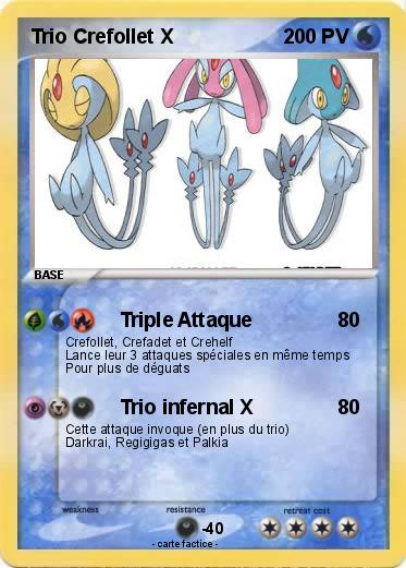 Pokemon Trio Crefollet X
