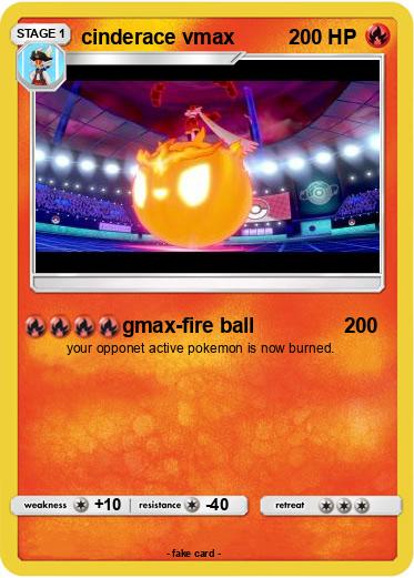 Pokemon cinderace vmax