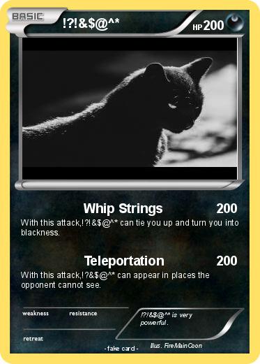 Pokemon !?!&$@^*