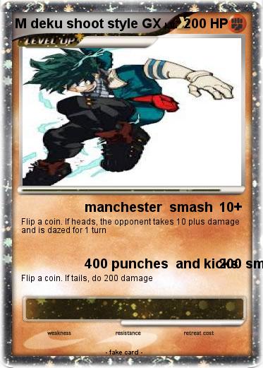 Pokemon M deku shoot style GX