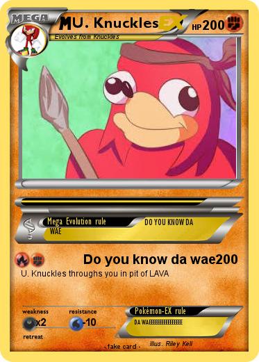 Pokemon U. Knuckles