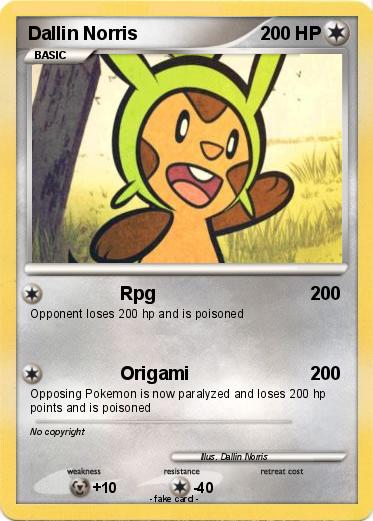 Pokemon Dallin Norris