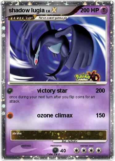 Pokemon shadow lugia