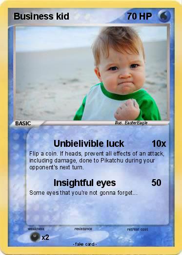Pokemon Business kid