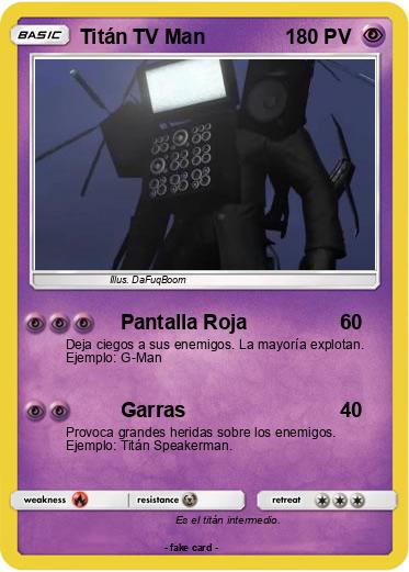 Pokemon Titán TV Man