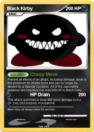 Pokemon Black Kirby