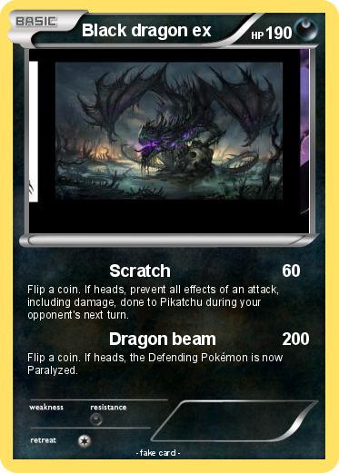 Pokemon Black dragon ex
