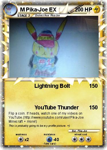 Pokemon M Pika-Joe EX