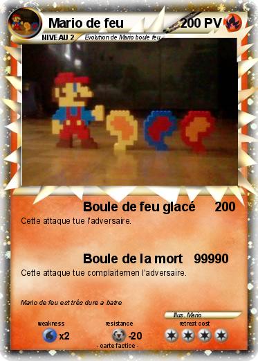 Pokemon Mario de feu
