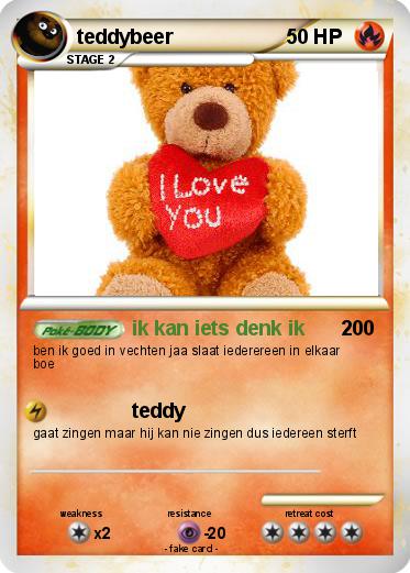 Pokemon teddybeer