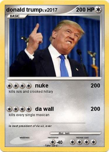 Pokemon donald trump