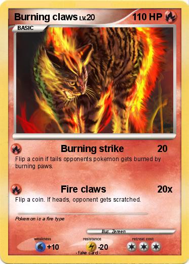 Pokemon Burning claws