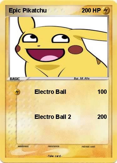 Pokemon Epic Pikatchu
