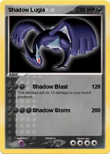 Pokemon Shadow Lugia